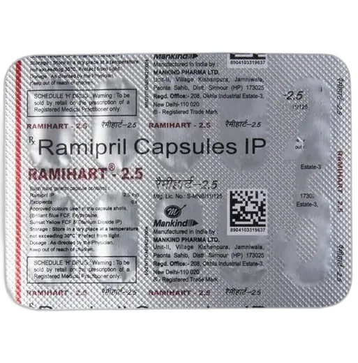 ramihart 2.5mg tablet 10's